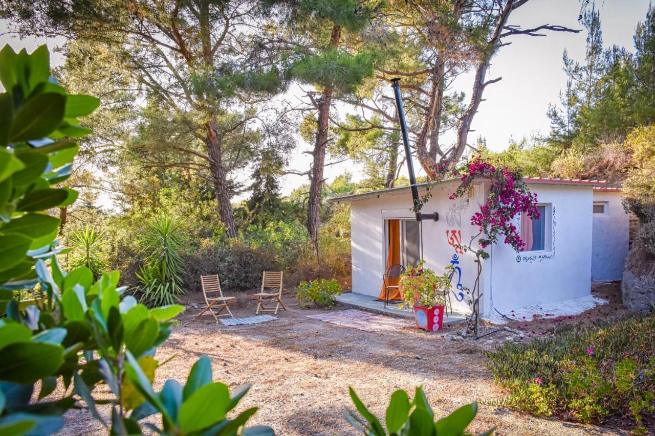Drolma Ling Nature Cabins Теологос Экстерьер фото