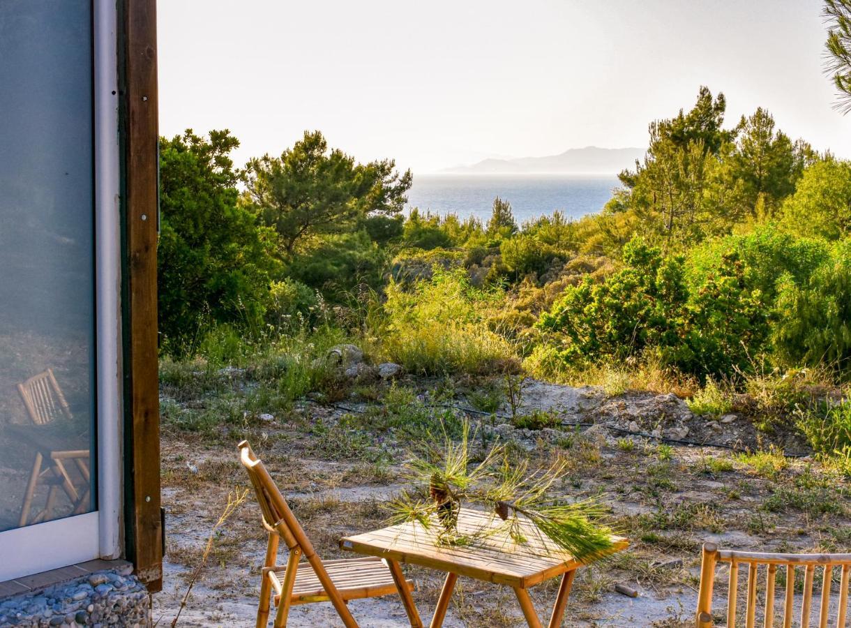 Drolma Ling Nature Cabins Теологос Экстерьер фото